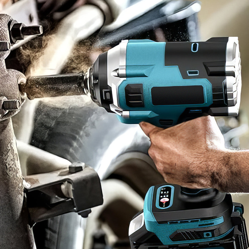 1/2" 480Ft-lbs Brushless Impact Wrench w/ 2x4.0Ah Bat, 6 Sockets & Toolbox