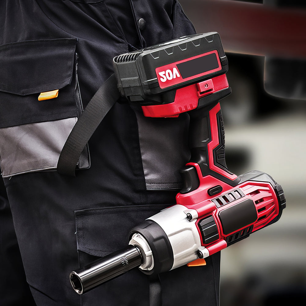 1/2" 20V Brushless Impact Wrench Kit w/ 3.0Ah Bat & 4 Sockets - 370ft-lbs