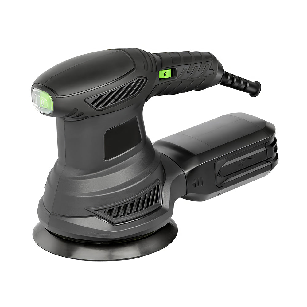 5" 280W Orbital Sander w/ Dust Collector & 15 Sanding Discs - 13,000 OPM