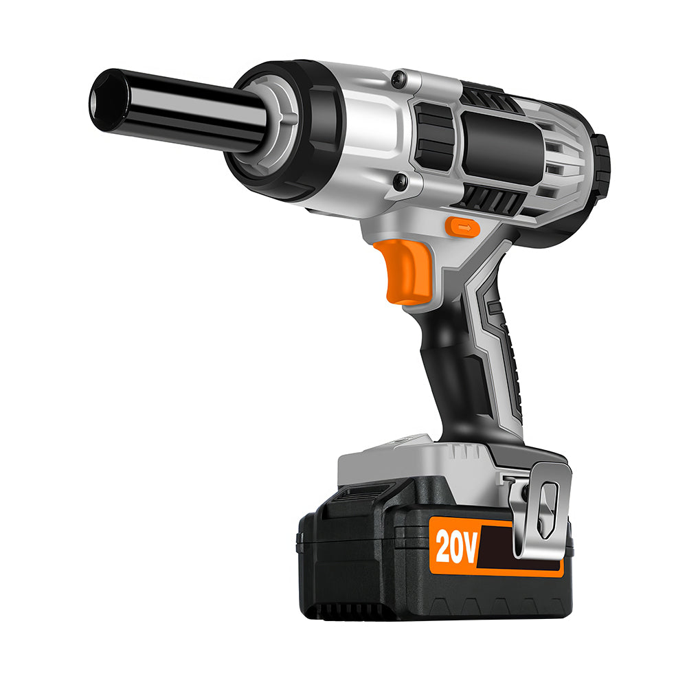 1/2" 20V Brushless Impact Wrench Kit w/ 3.0Ah Bat & 4 Sockets - 370ft-lbs
