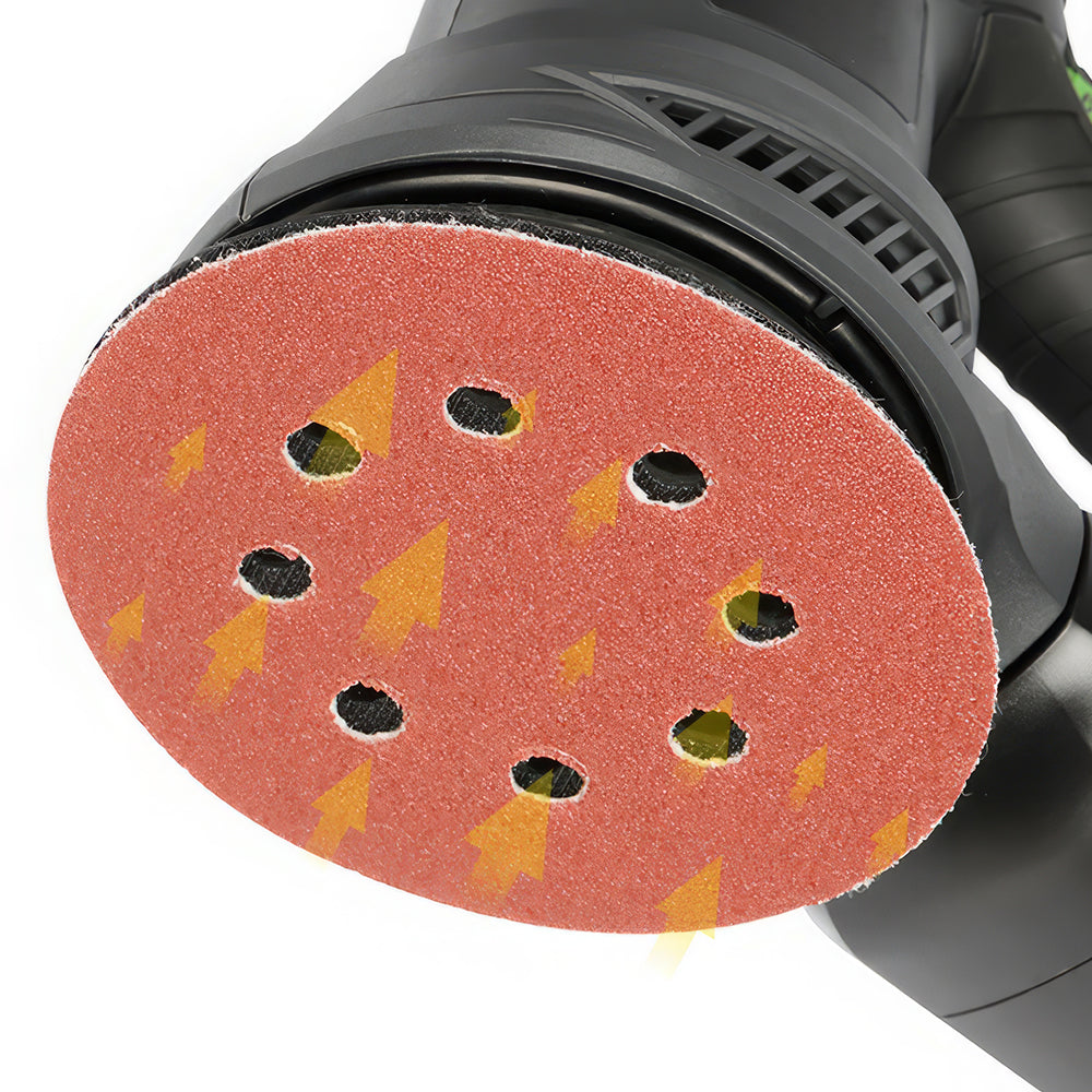 5" 280W Orbital Sander w/ Dust Collector & 15 Sanding Discs - 13,000 OPM