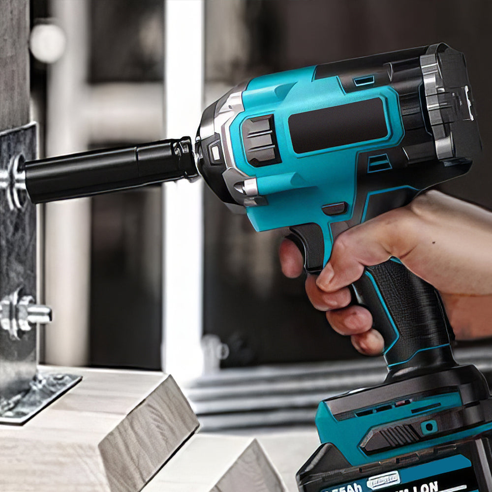 1/2" 480Ft-lbs Brushless Impact Wrench w/ 2x4.0Ah Bat, 6 Sockets & Toolbox