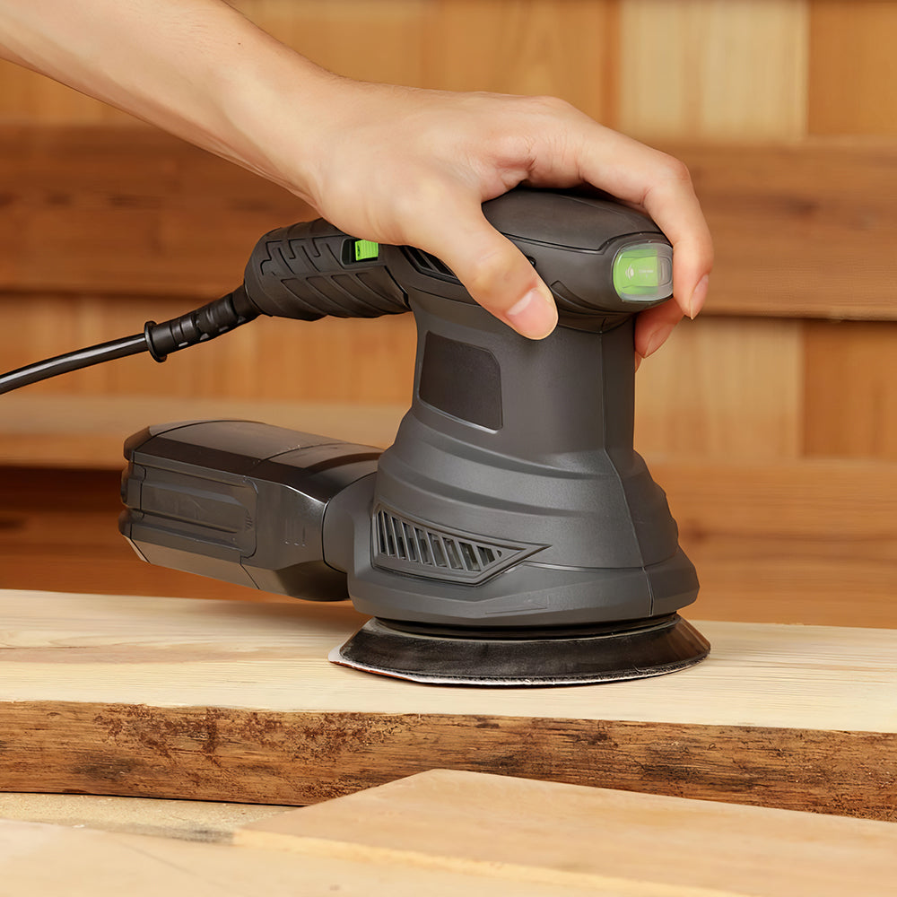 5" 280W Orbital Sander w/ Dust Collector & 15 Sanding Discs - 13,000 OPM