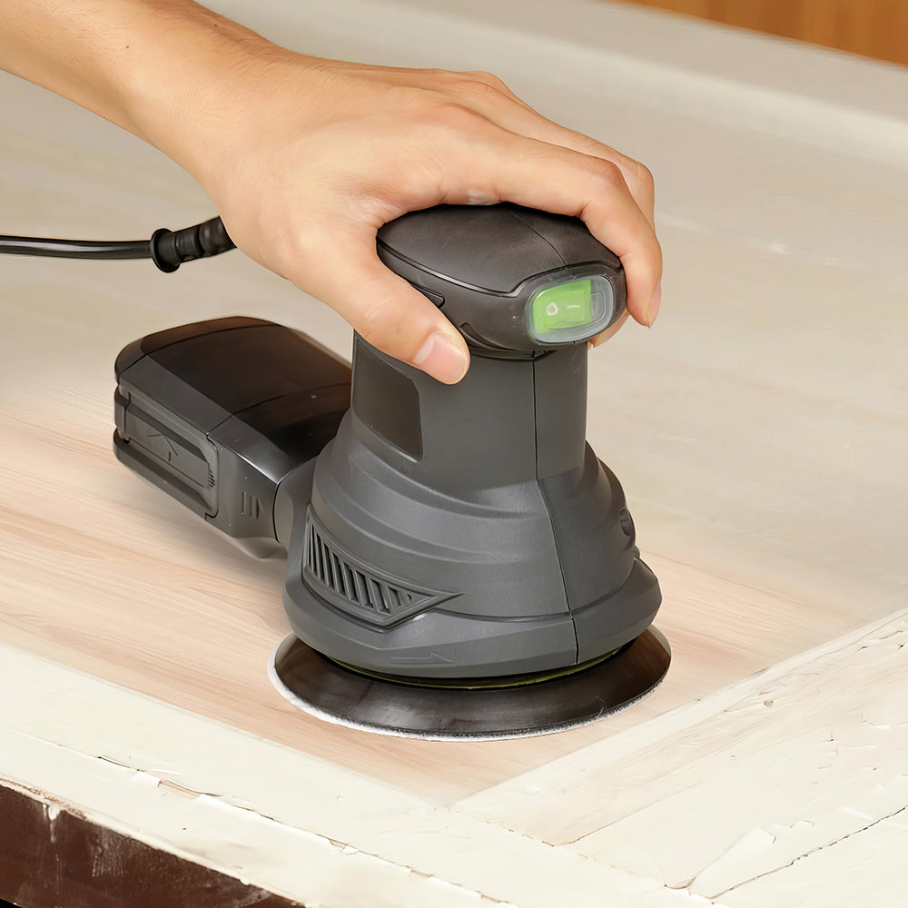 5" 280W Orbital Sander w/ Dust Collector & 15 Sanding Discs - 13,000 OPM